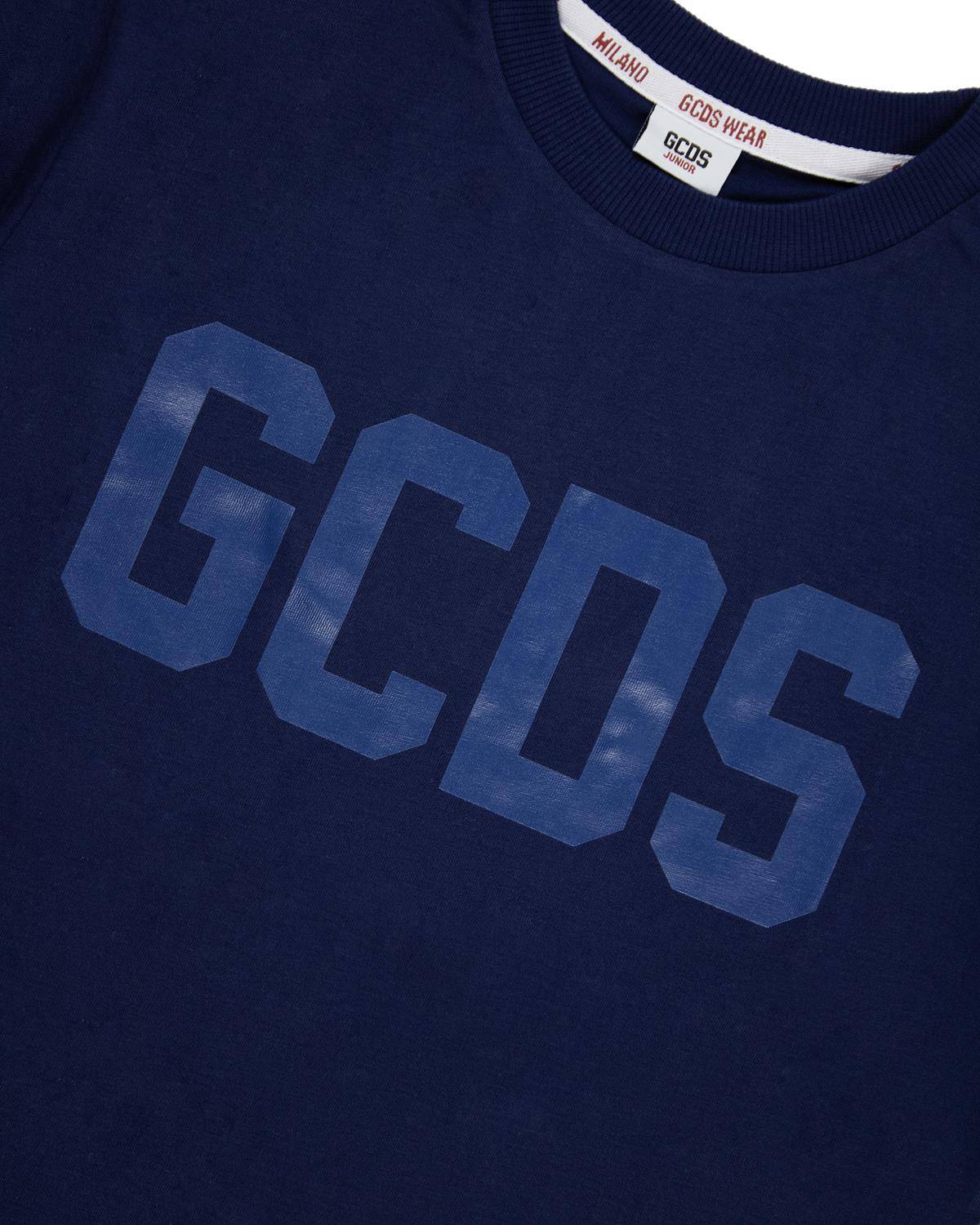 T-SHIRT GCDS DSM00I BLU-2