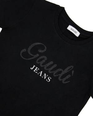 T-SHIRT GAUDÌ GAF04630 BLACK-1-mini