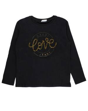 T-SHIRT GAUDÌ GAF04732ML BLACK