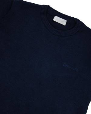 FELPA GAUDÌ GAM04743 BLU NAVY-2-mini