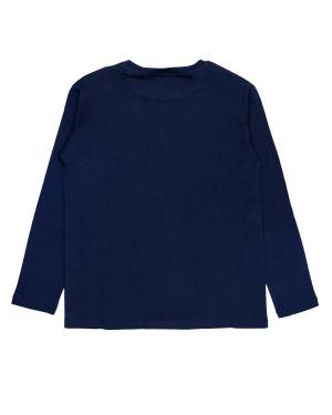 T-SHIRT GAUDÌ GAM04780ML BLU NAVY-1-mini