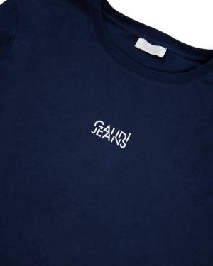 T-SHIRT GAUDÌ GAM04780ML BLU NAVY-2-mini