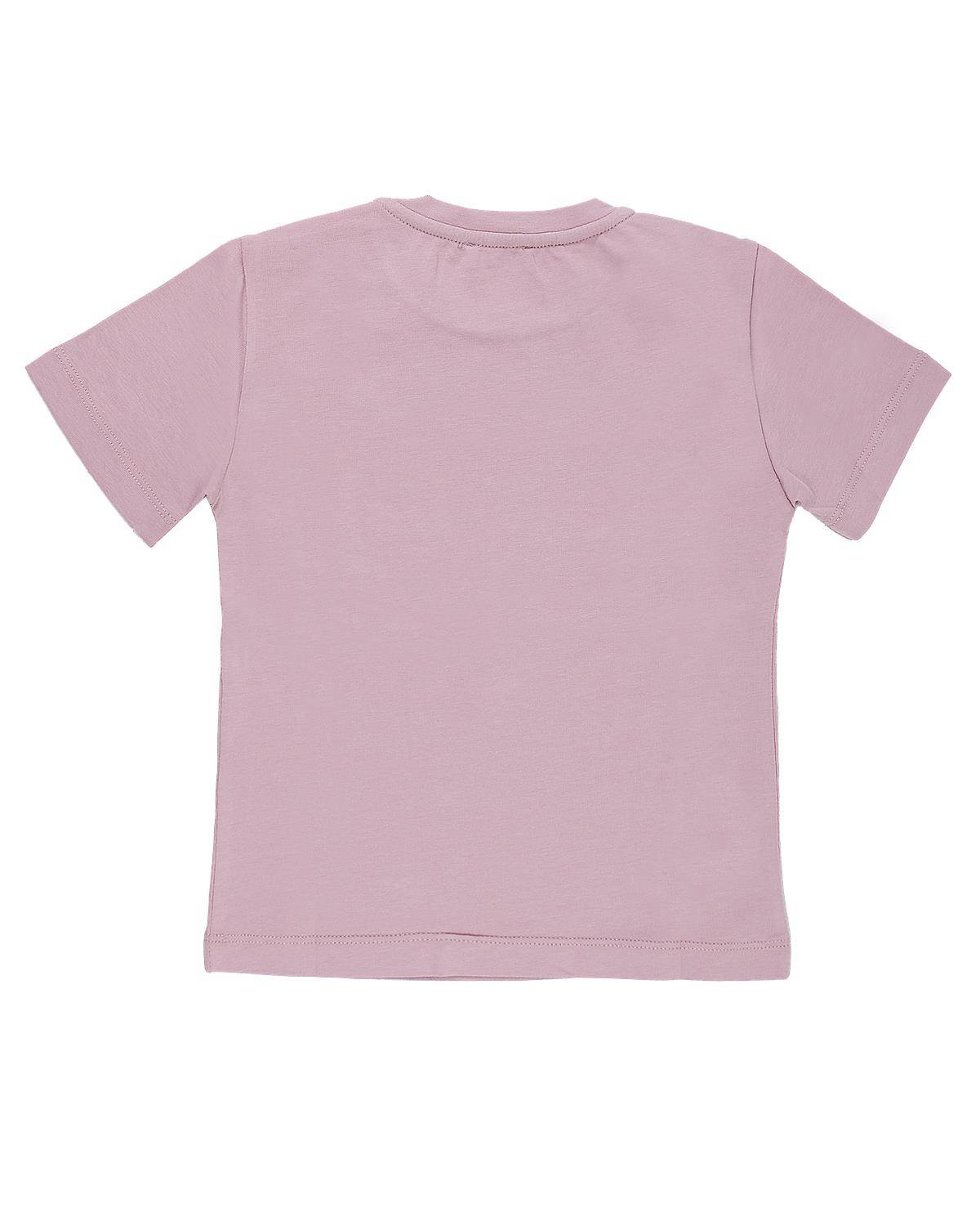 T-SHIRT ELISABETTA FRANCHI EFTS186 SOFT BERRY/ RICAMO FLUO-1