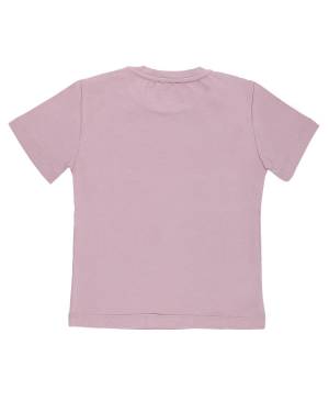 T-SHIRT ELISABETTA FRANCHI EFTS186 SOFT BERRY/ RICAMO FLUO-1-mini