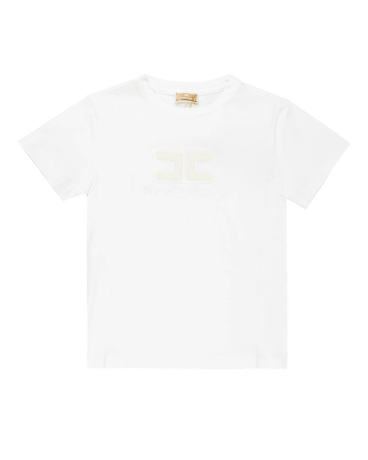 T-SHIRT ELISABETTA FRANCHI EFTS187 PANNA CHIARO