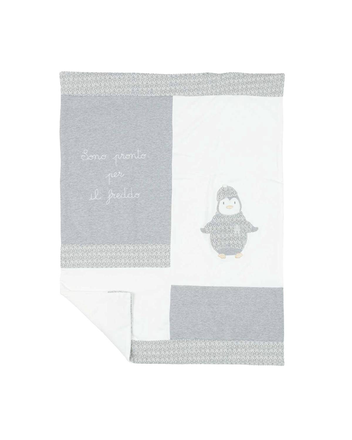 COPERTA LE BEBÉ LBB4276 PANNA-GRIGIO MELANGE