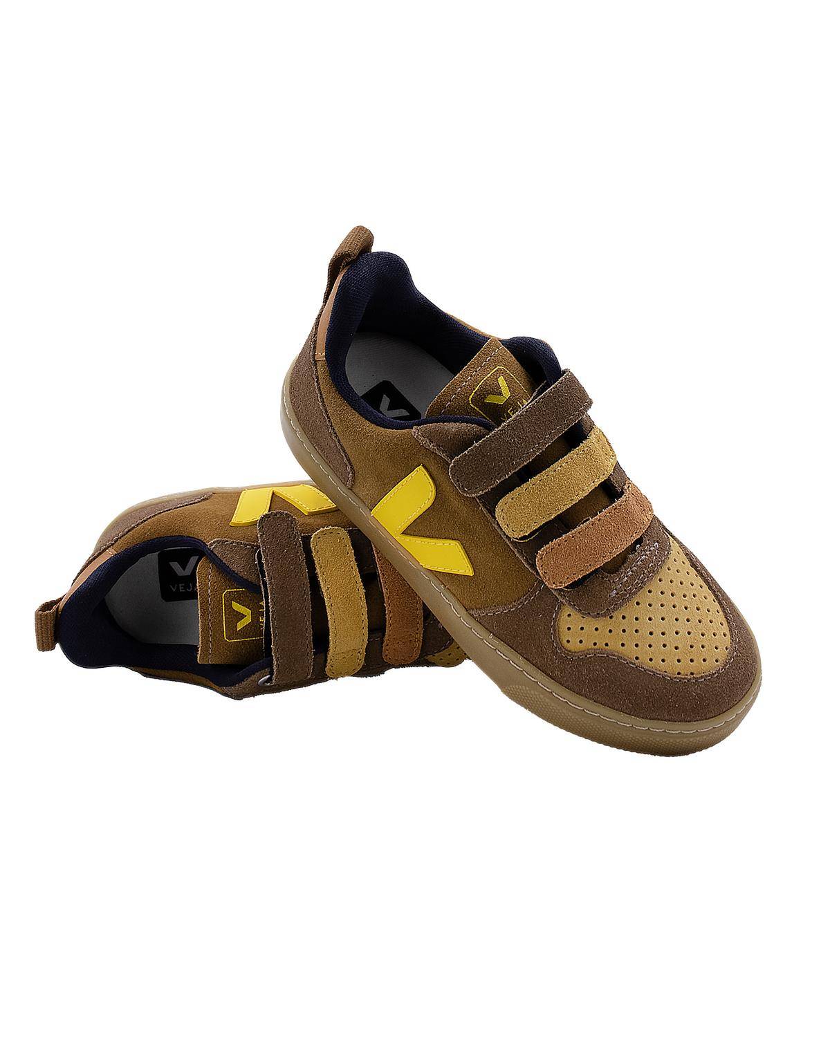 SCARPE VEJA CV0303422C CAMEL GIALLO-1