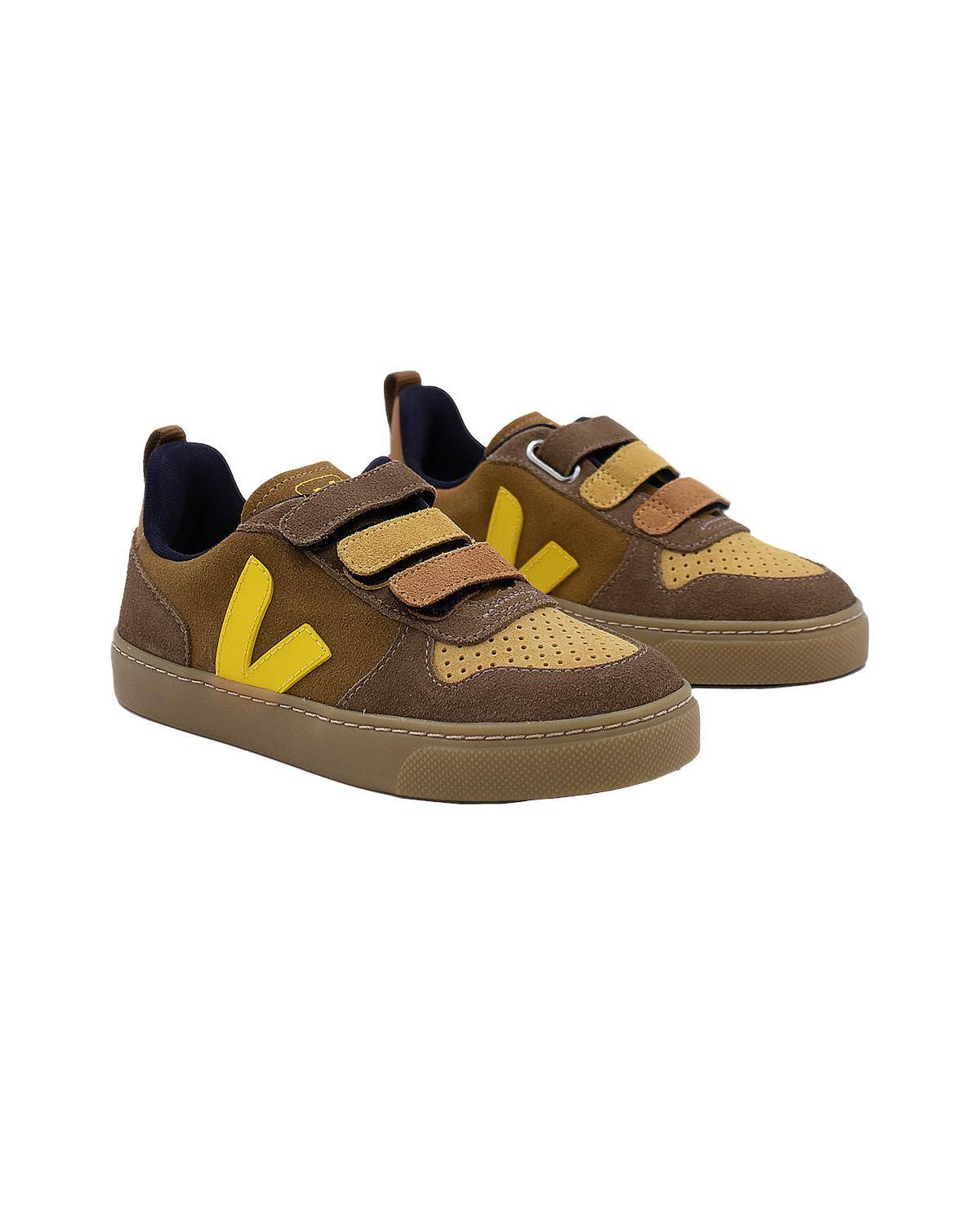 SCARPE VEJA CV0303422C CAMEL GIALLO-2