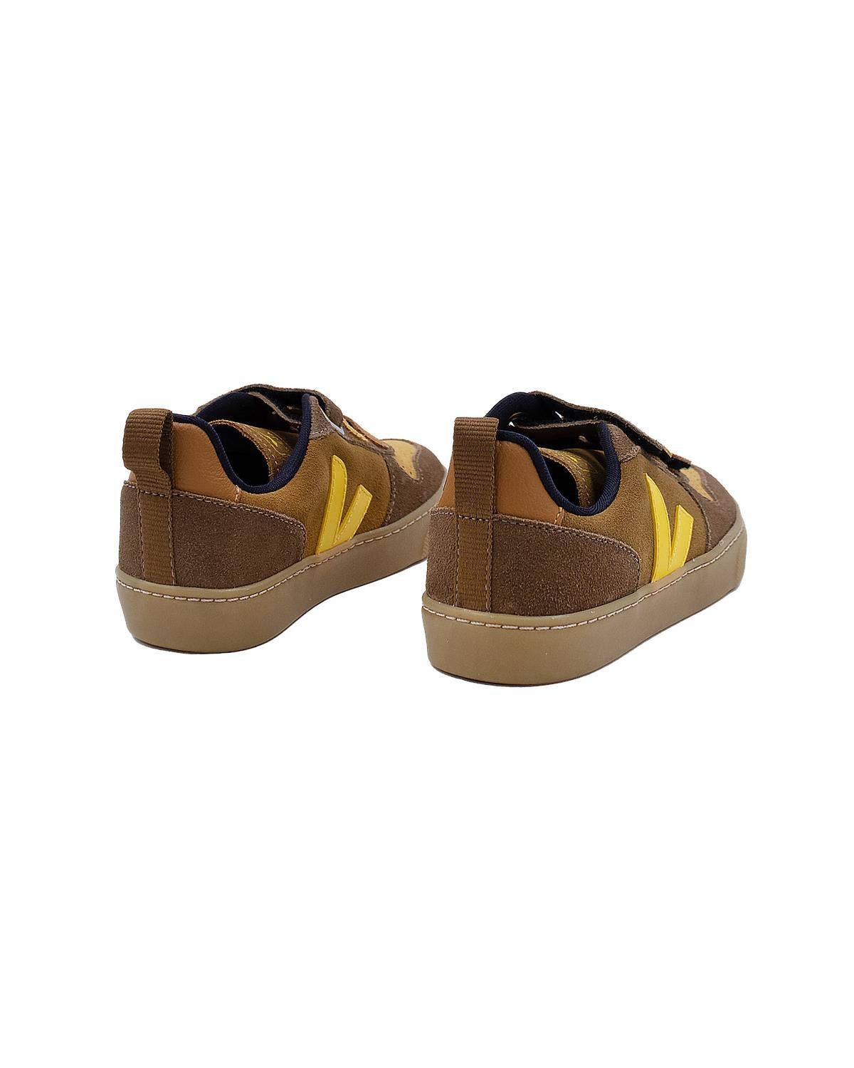 SCARPE VEJA CV0303422C CAMEL GIALLO-3