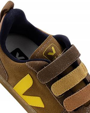 SCARPE VEJA CV0303422C CAMEL GIALLO-4-mini