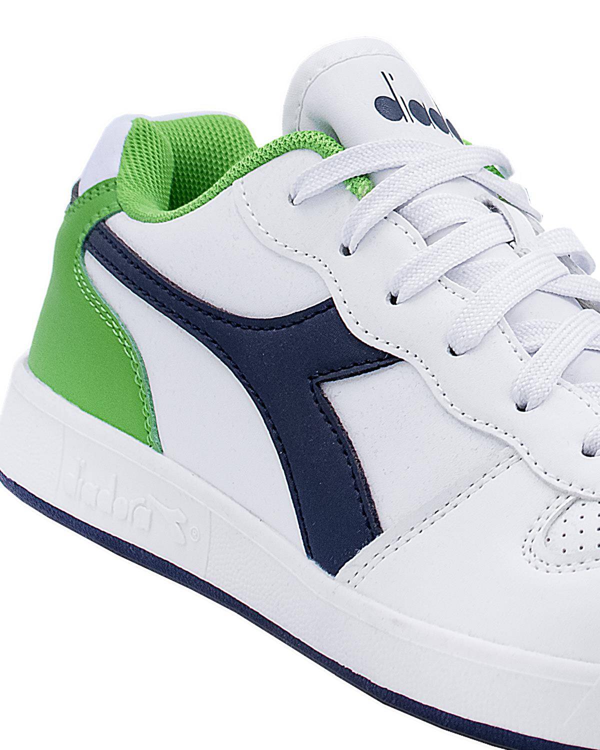 SCARPE DIADORA 101 BIANCO/BLU/VERDE-4