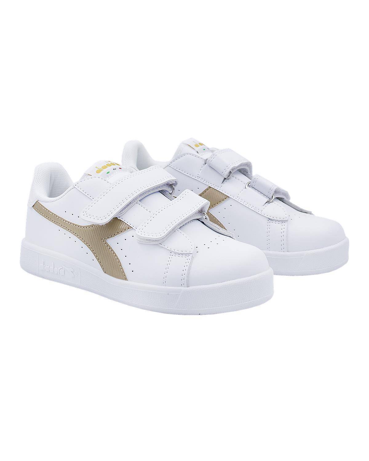 SCARPE DIADORA 101 WHITE/GOLD-2