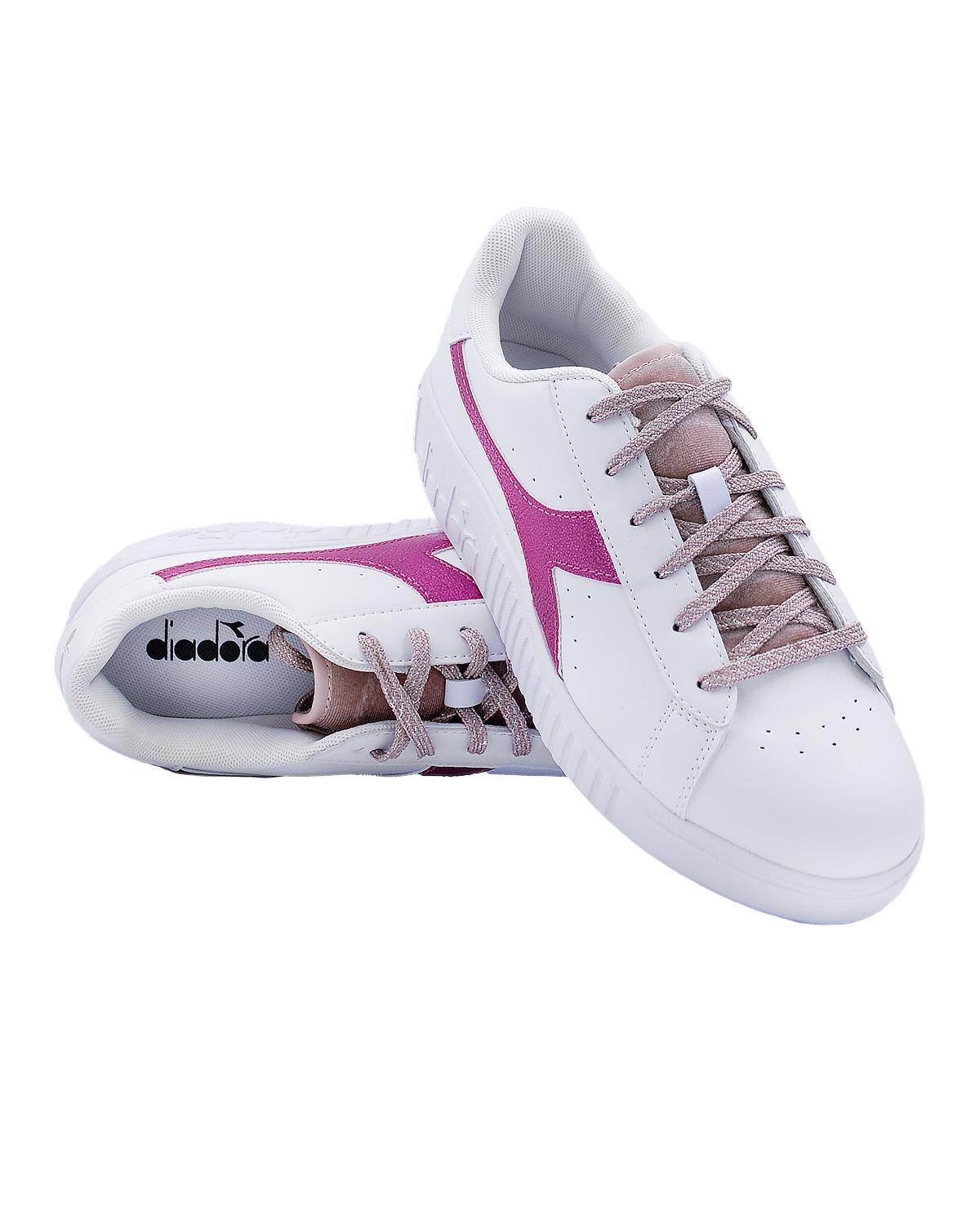 SCARPE DIADORA 101 WHITE/PINK LADY-1