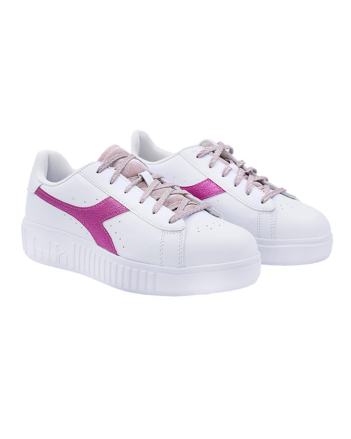 SCARPE DIADORA 101 WHITE/PINK LADY-2