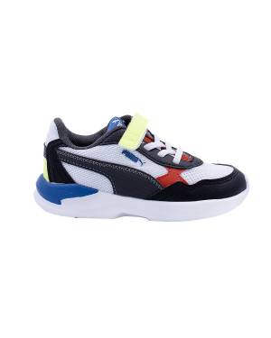 SCARPE PUMA 385526 WHITE/ASPHALT/LAKE BLUE