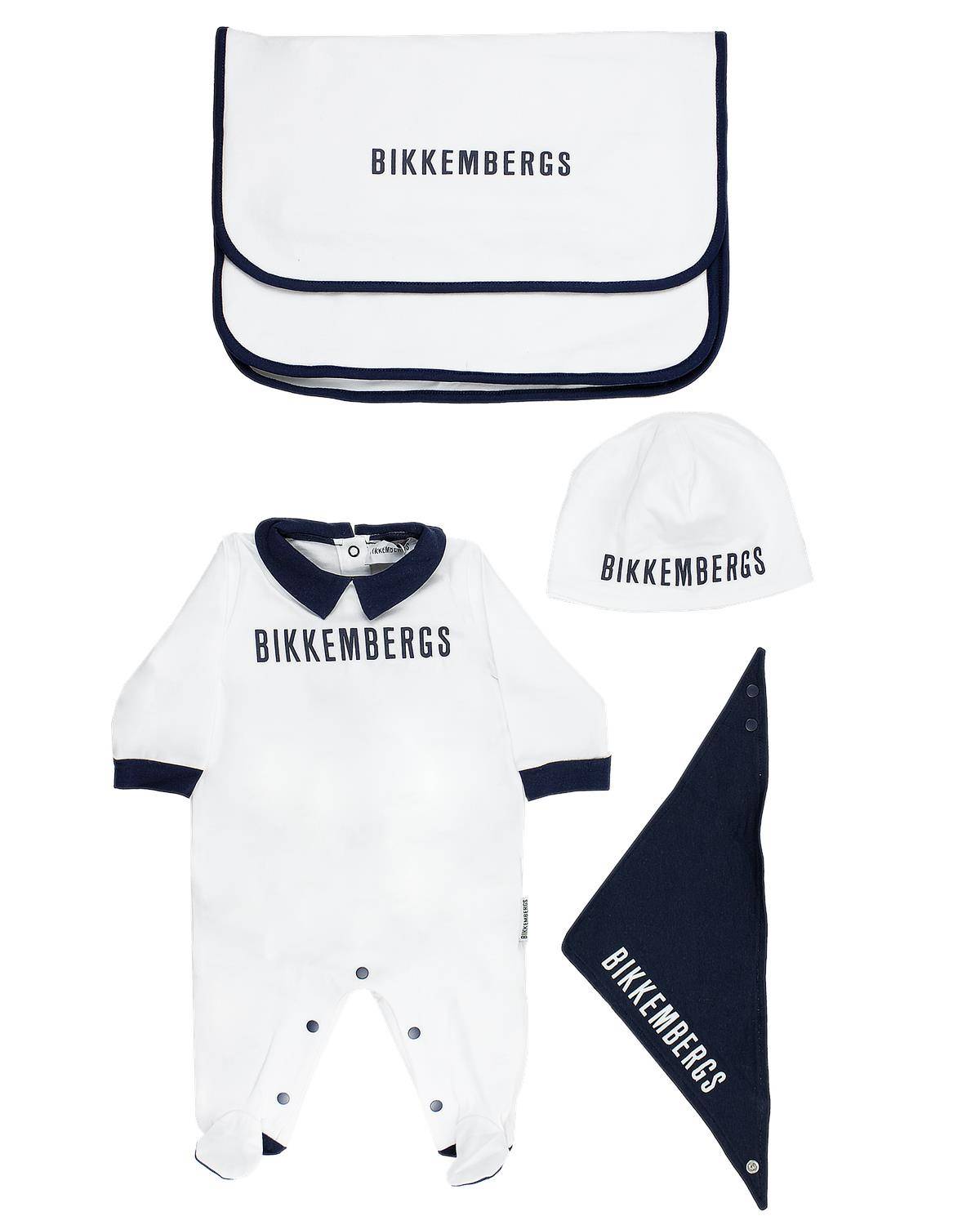 SET NEONATO BIKKEMBERGS BK1767 BIANCO