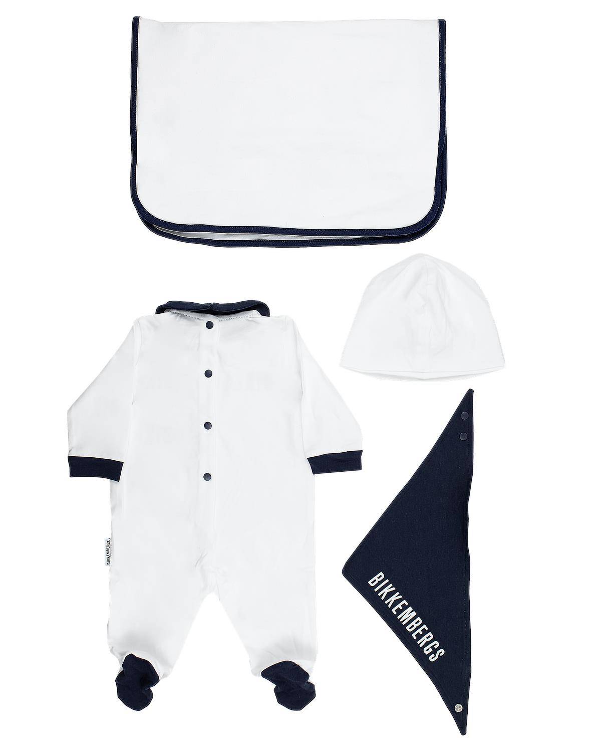 SET NEONATO BIKKEMBERGS BK1767 BIANCO-1