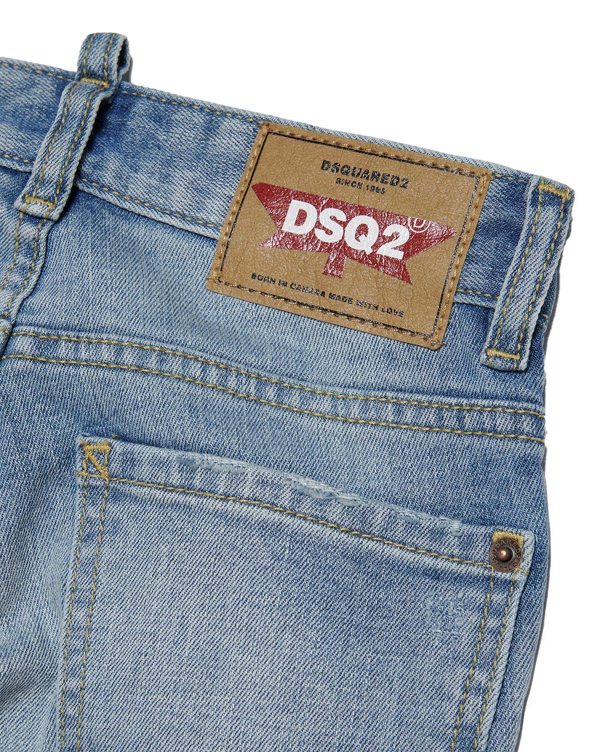 JEANS DSQUARED2 DQ0236 BLUE DENIM-2