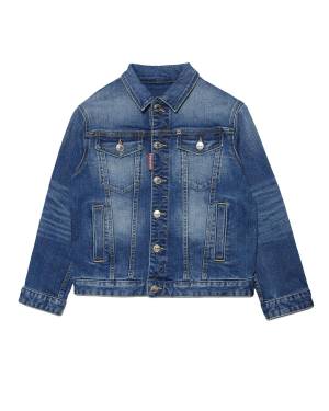 GIUBBOTTO DSQUARED2 DQ0395 BLUE DENIM