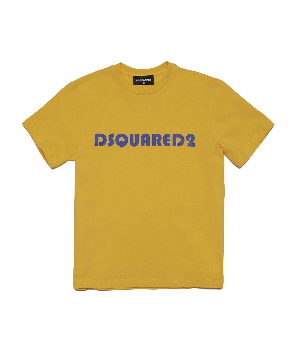 T-SHIRT DSQUARED2 DQ2072 YELLOW CORN