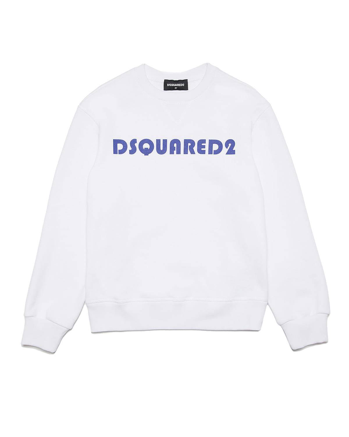 FELPA DSQUARED2 DQ2073 WHITE