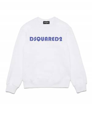 FELPA DSQUARED2 DQ2073 WHITE