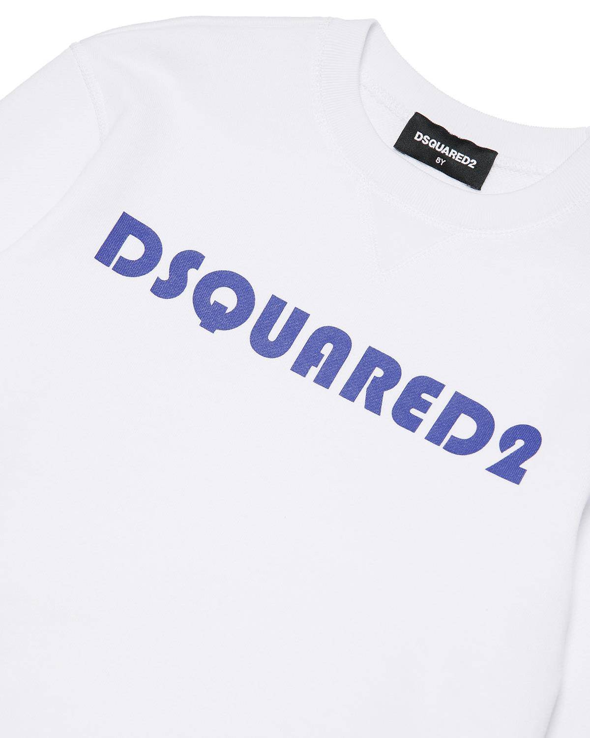 FELPA DSQUARED2 DQ2073 WHITE-2