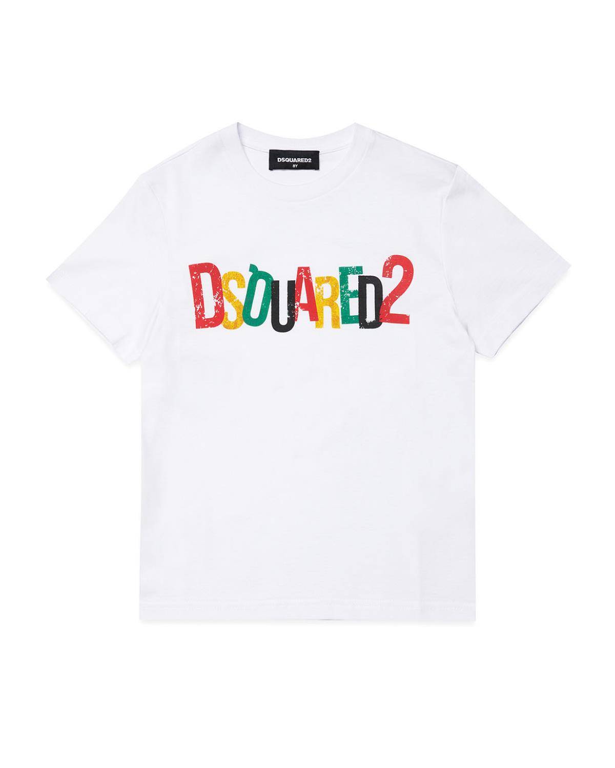 T-SHIRT DSQUARED2 DQ2373 WHITE