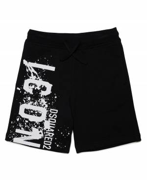 PANTALONCINO DSQUARED2 DQ2425 BLACK