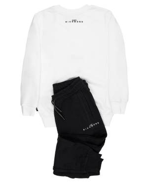 COMPLETO FELPA RICHMOND HBA24007CF OFF-WHITE-1-mini