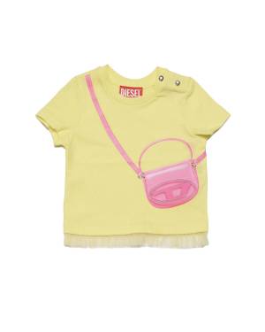 T-SHIRT DIESEL K00501 LIMONCELLO YELLOW