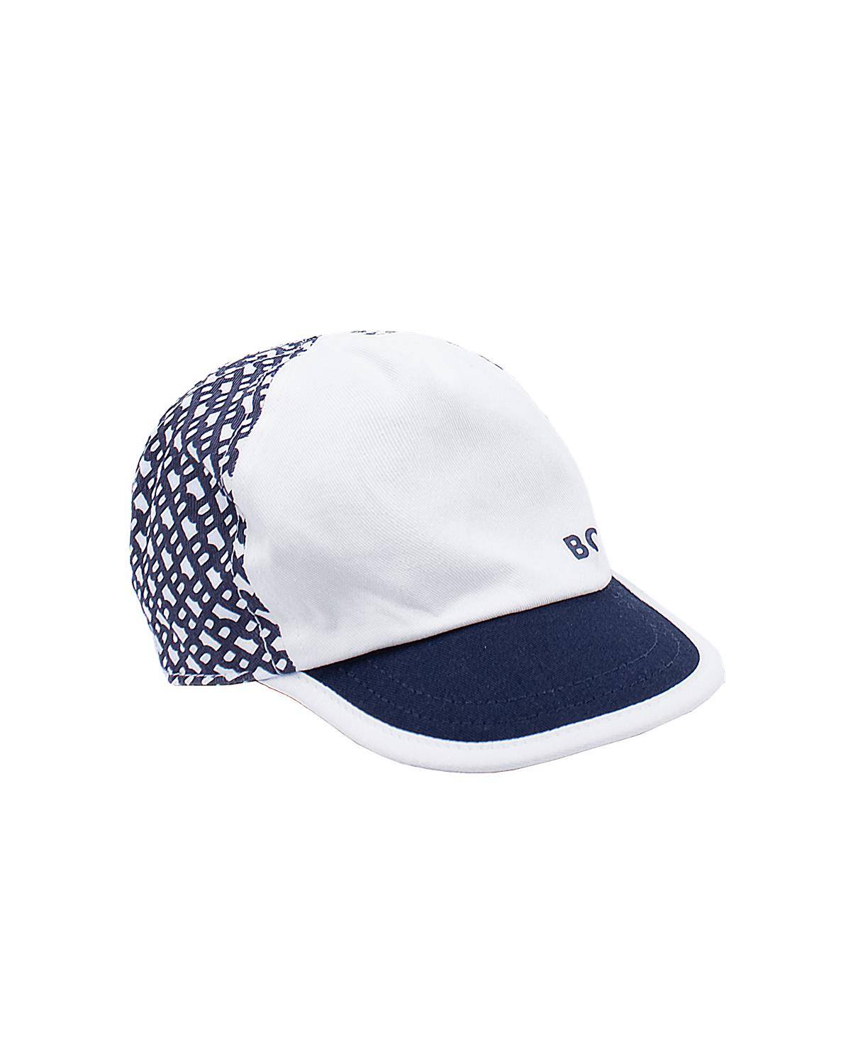 CAPPELLO HUGO BOSS J91140 BIANCO BLU