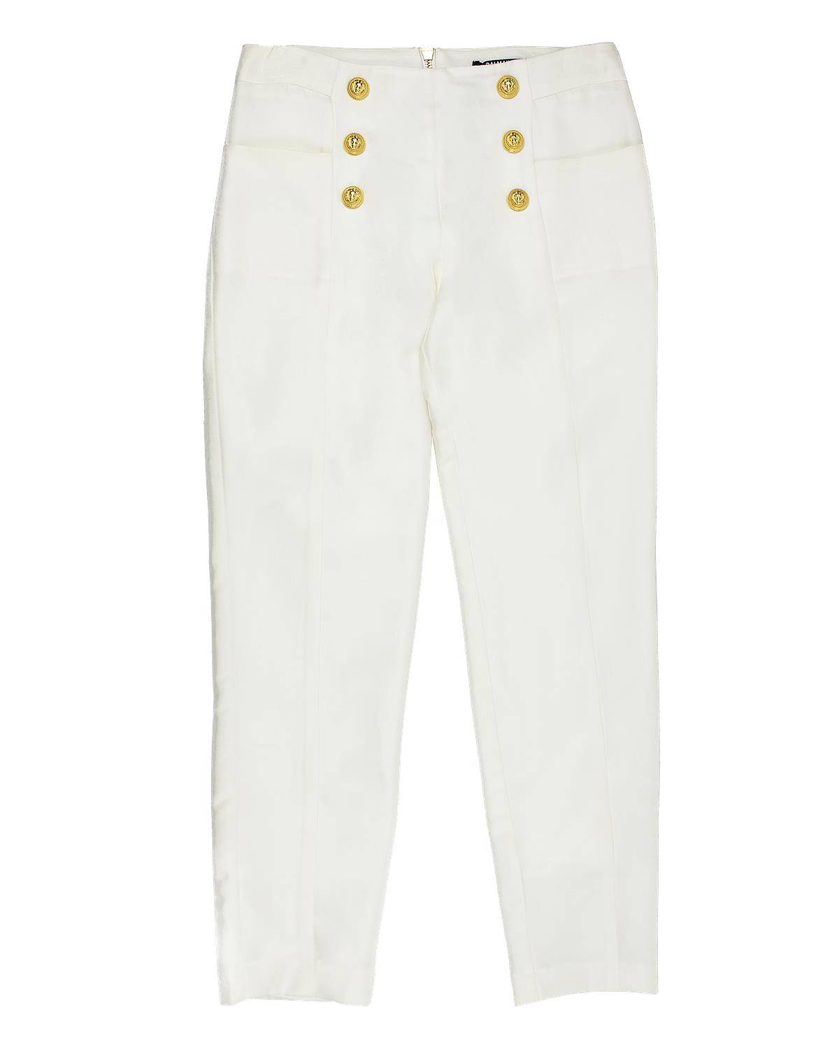 PANTALONE BALMAIN BS6C60I0139 AVORIO