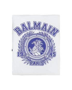 COPERTA BALMAIN 6O0A10 WHITE/AZURE-BLUE