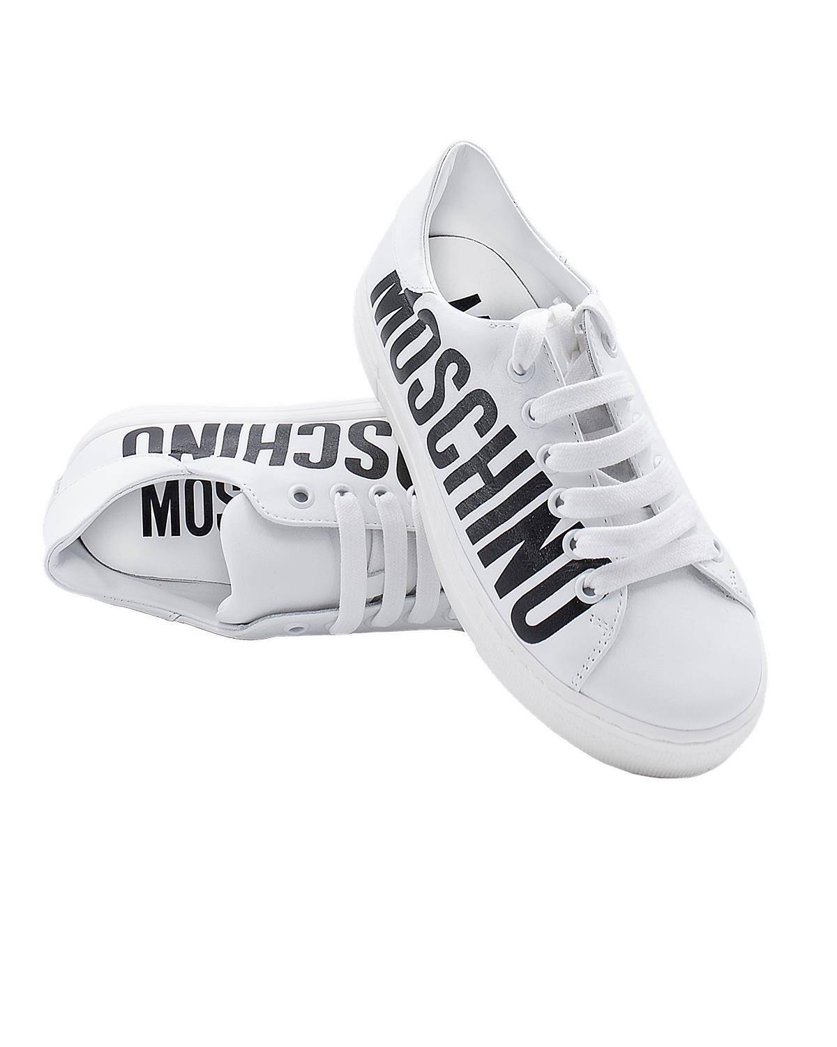 SCARPE MOSCHINO 71765 BIANCO-1