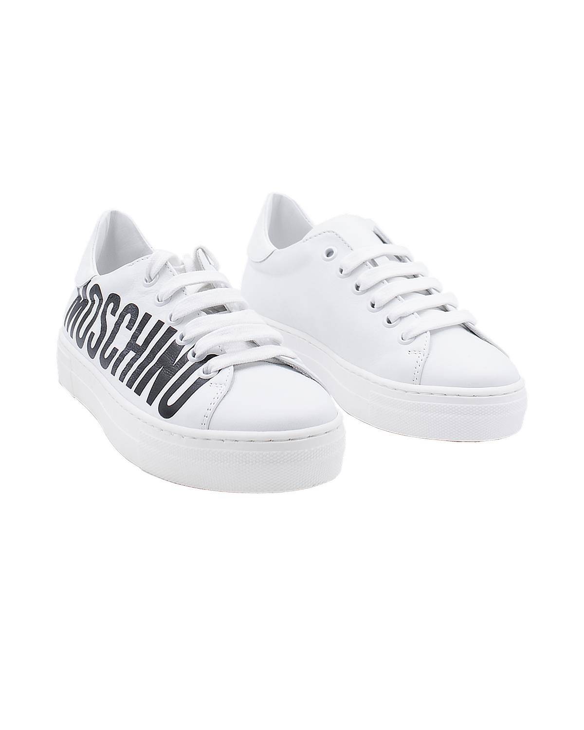 SCARPE MOSCHINO 71765 BIANCO-2