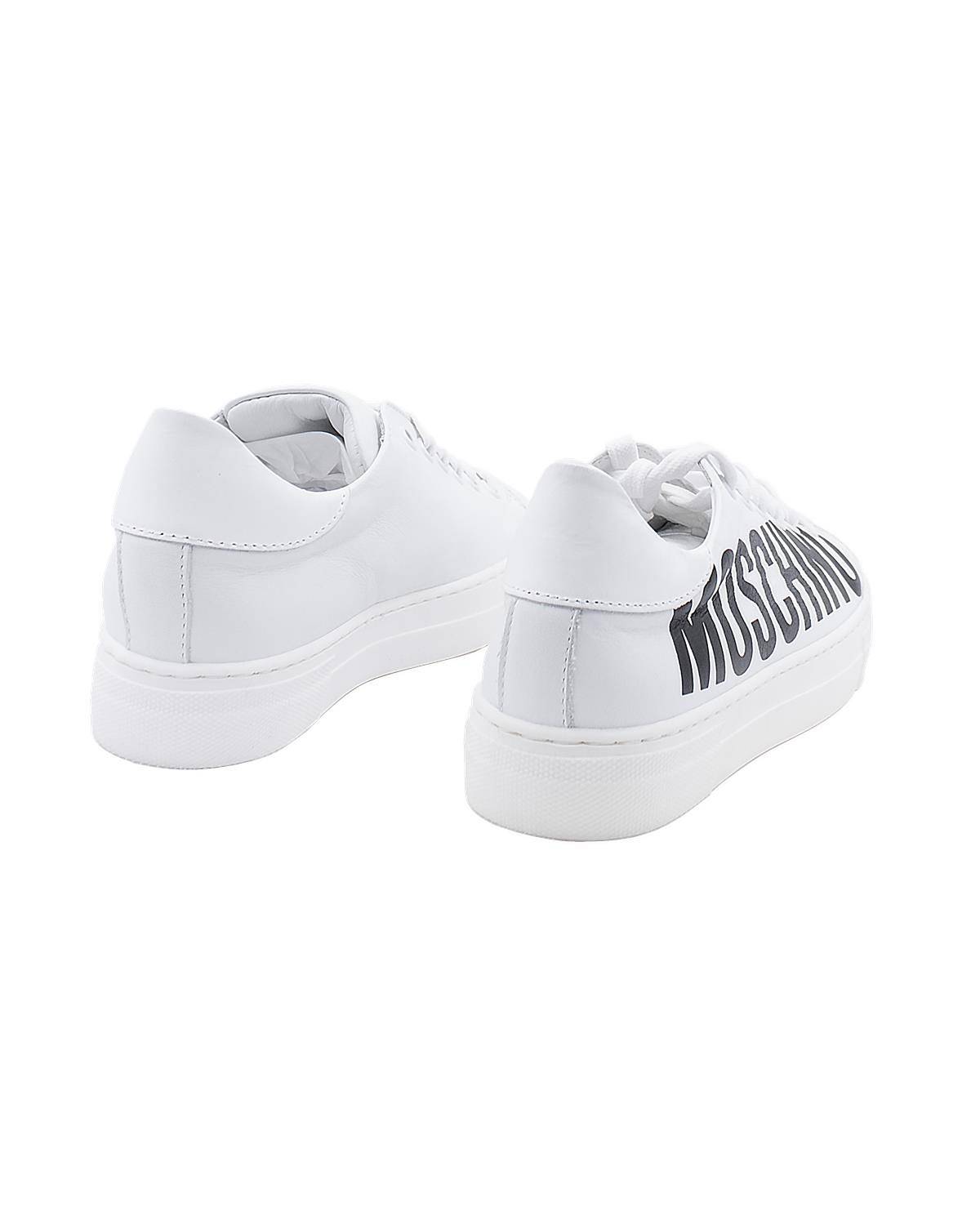 SCARPE MOSCHINO 71765 BIANCO-3