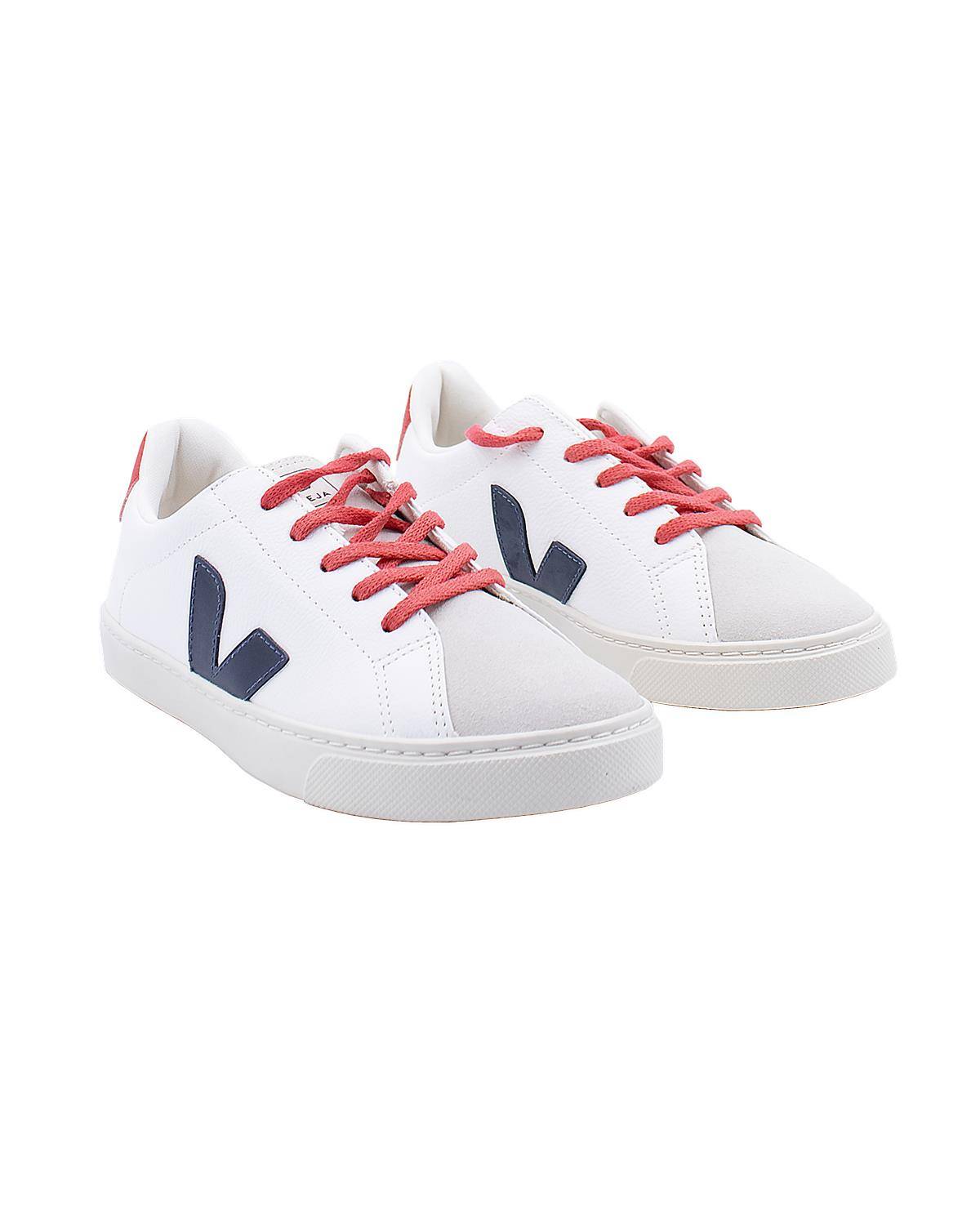 SCARPE VEJA RSL052734J BIANCO-BLU-2