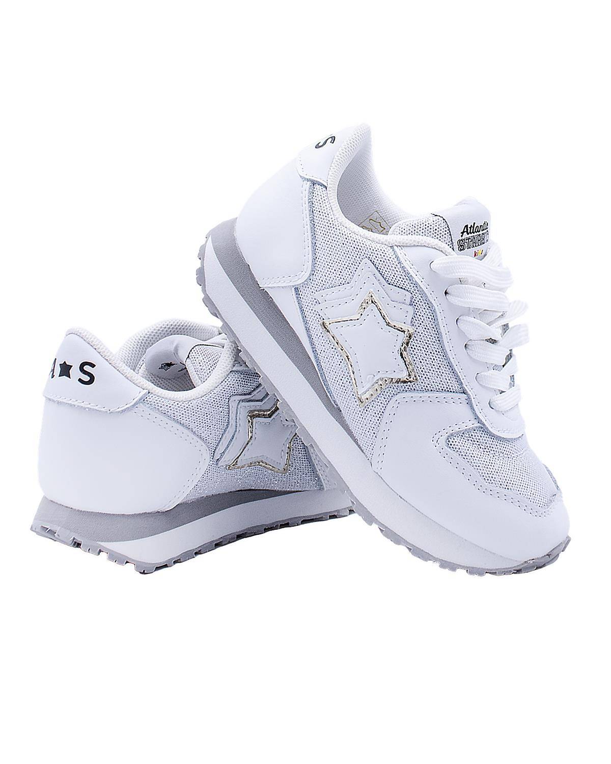 SCARPE ATLANTIC STARS ICARO88 BIANCO/ARGENTO-1