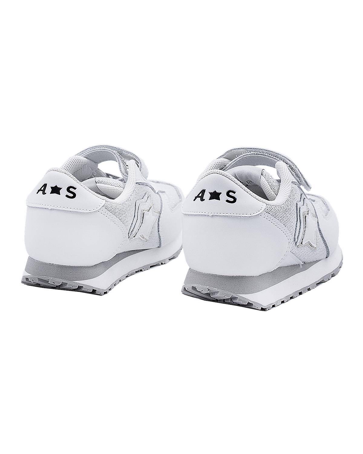 SCARPE ATLANTIC STARS BEN88 BIANCO/ARGENTO-2