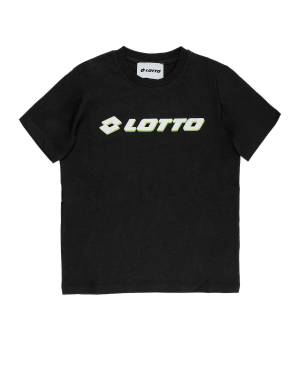 T-SHIRT LOTTO LT0141 BLACK-mini