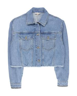 GIUBBOTTO PLEASE JB27012G DENIM BLU