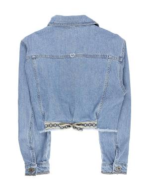 GIUBBOTTO PLEASE JB27012G DENIM BLU-1-mini