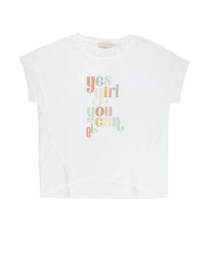 T-SHIRT PLEASE MB71030G BIANCO LANA