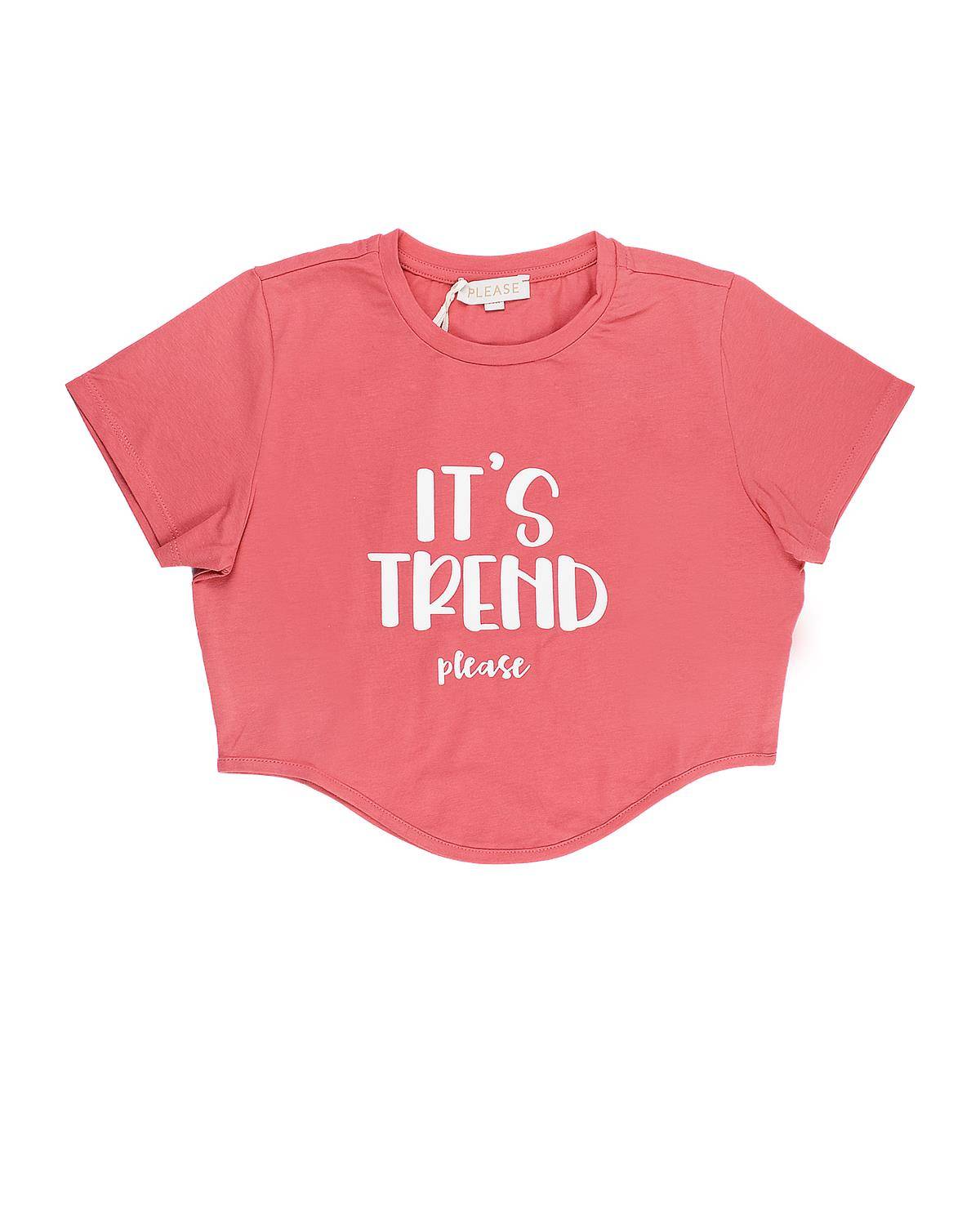 T-SHIRT PLEASE MBD1032G CORALLO
