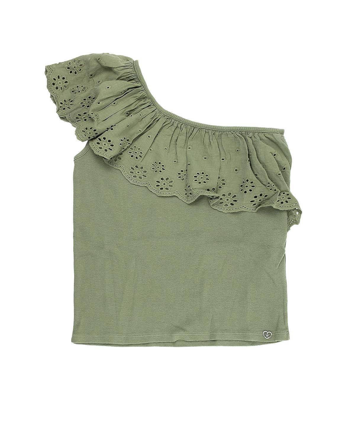 CANOTTA PLEASE MO12072G VERDE KAKI
