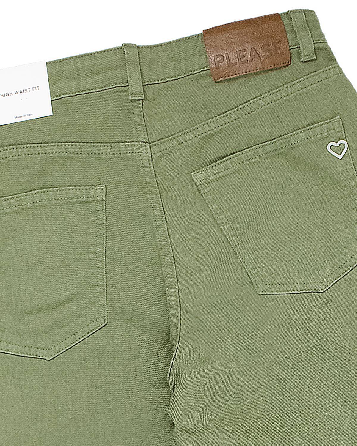 PANTALONE PLEASE PHR8132G VERDE KAKI-2