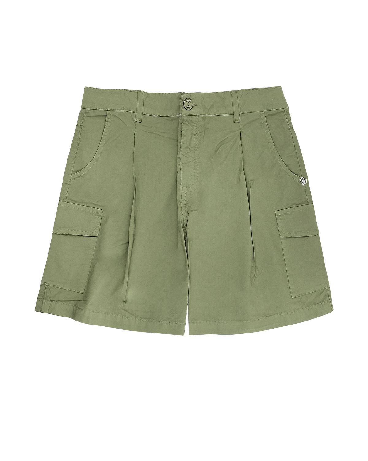 PANTALONCINO PLEASE RB21270G VERDE KAKI