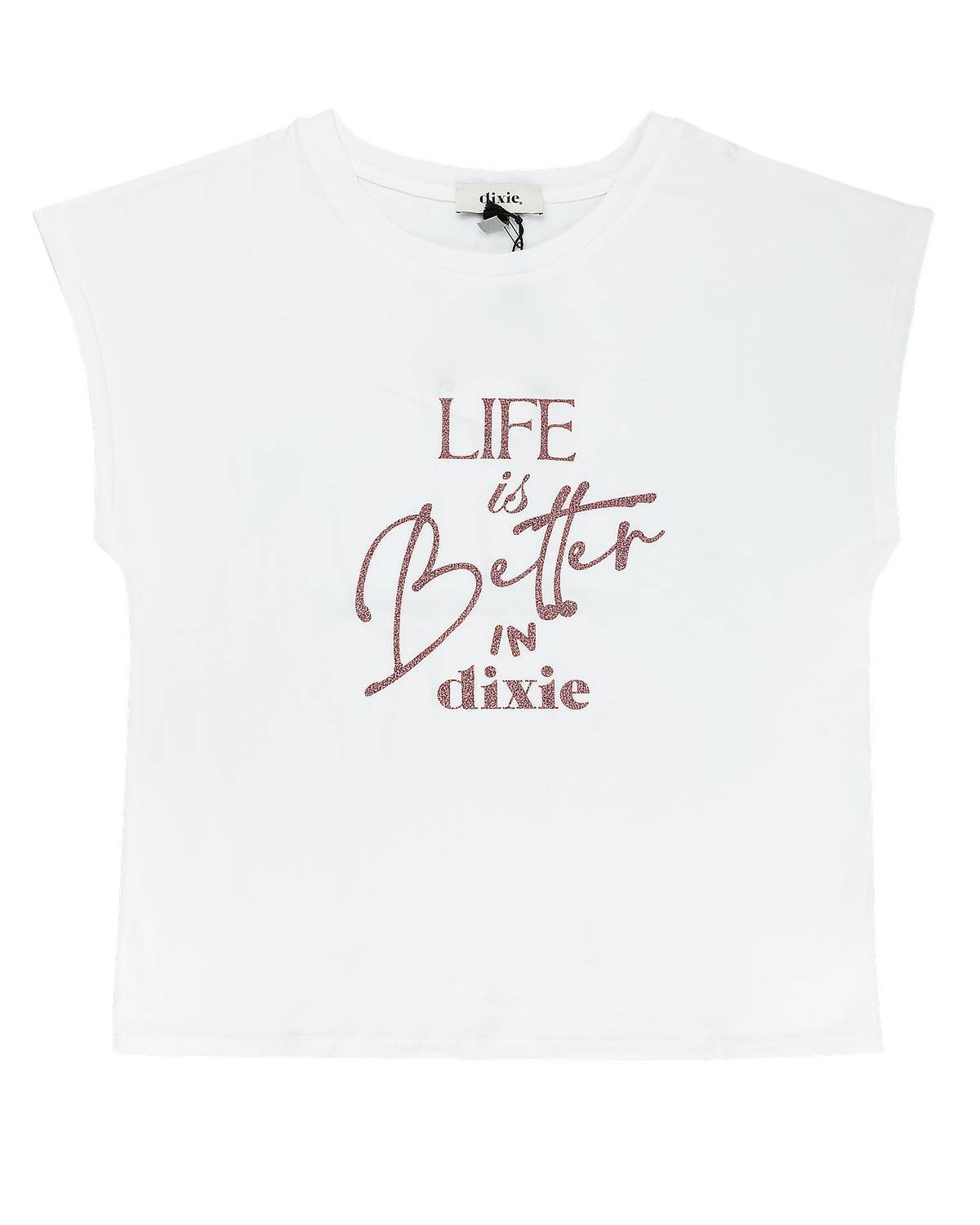 T-SHIRT DIXIE MB31030G BIANCO LANA