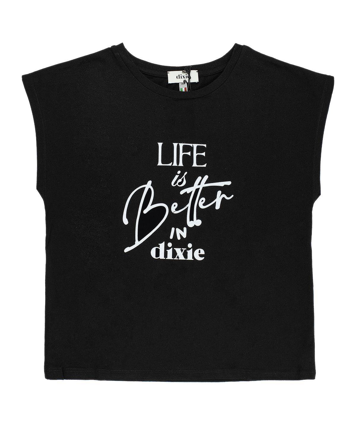 T-SHIRT DIXIE MB31030G NERO